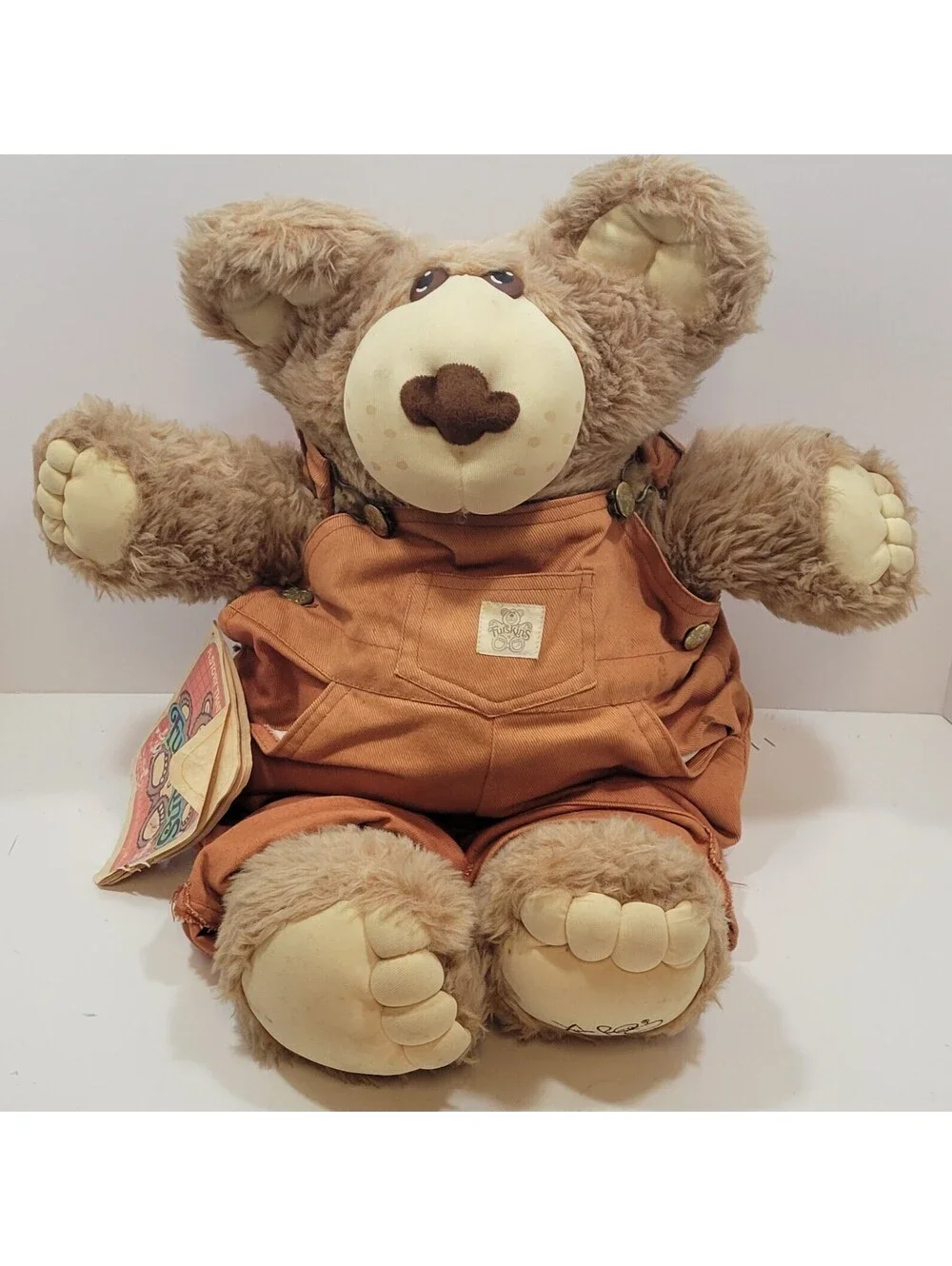 Vtg Furskins Dudley Teddy Bear 20